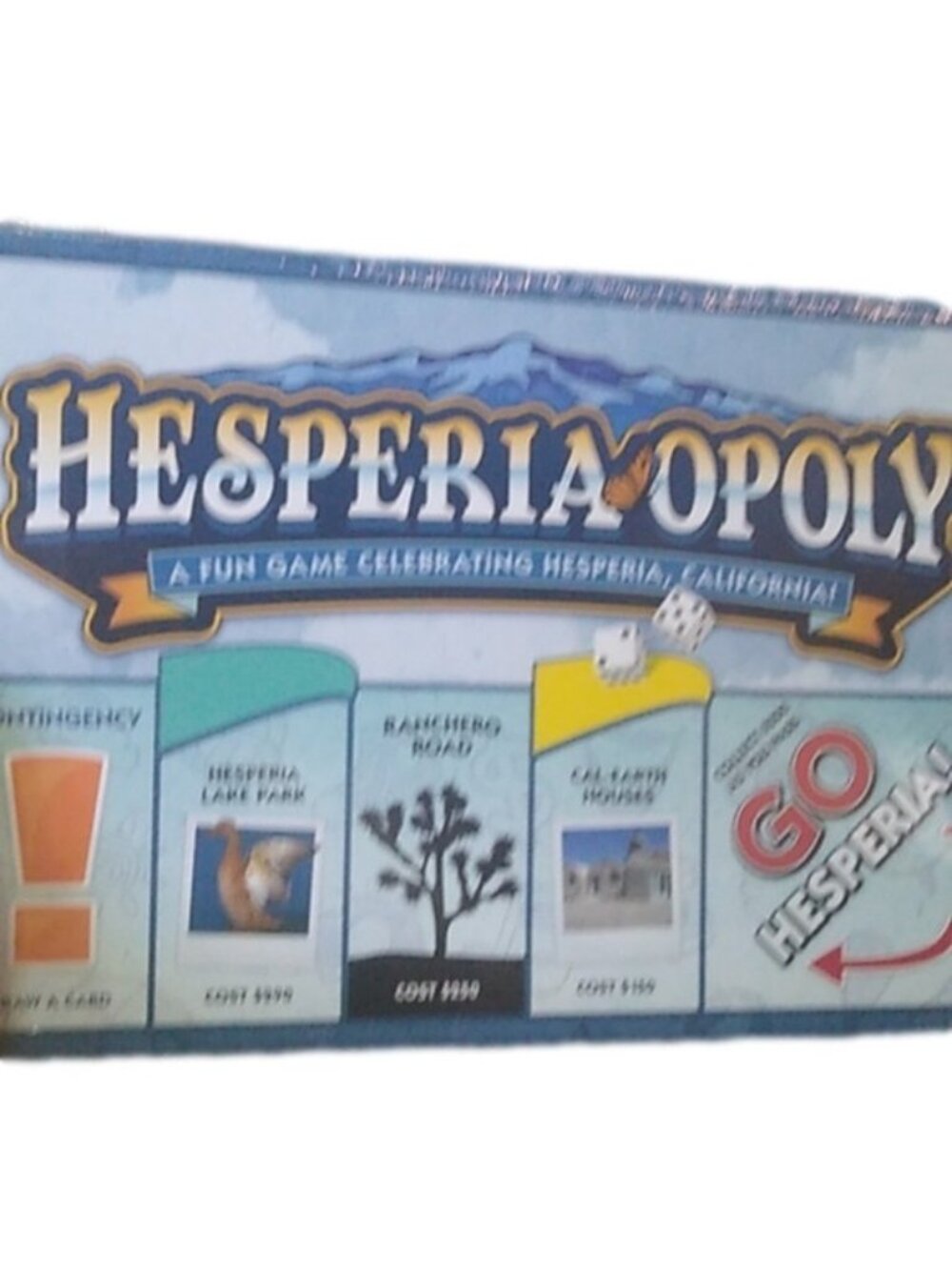 Hesperia-Opoly Game celebrating Hesperia Southern California